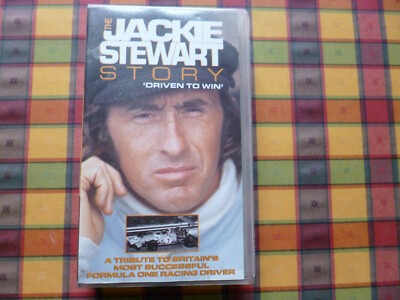 THE JACKIE STEWART STORY ''DRIVEN TO WIN'' - VHS-VIDEO