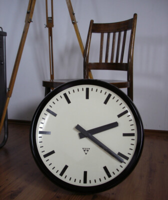 PRAGOTRON Vintage Bakelit Industrie Uhrenfabrik 49cm Tiefe 7,5 cm