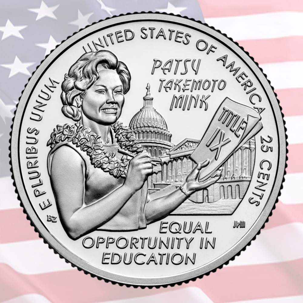 🇺🇸 2024 US American Women Quarter Program coin 25 cents, Patsy