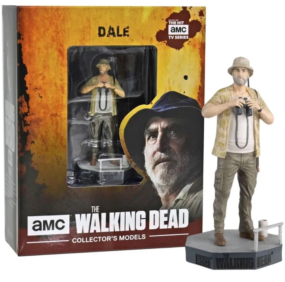 The Walking Dead Collector Model Dale Resin Figure Eaglemoss #28 Collectable New