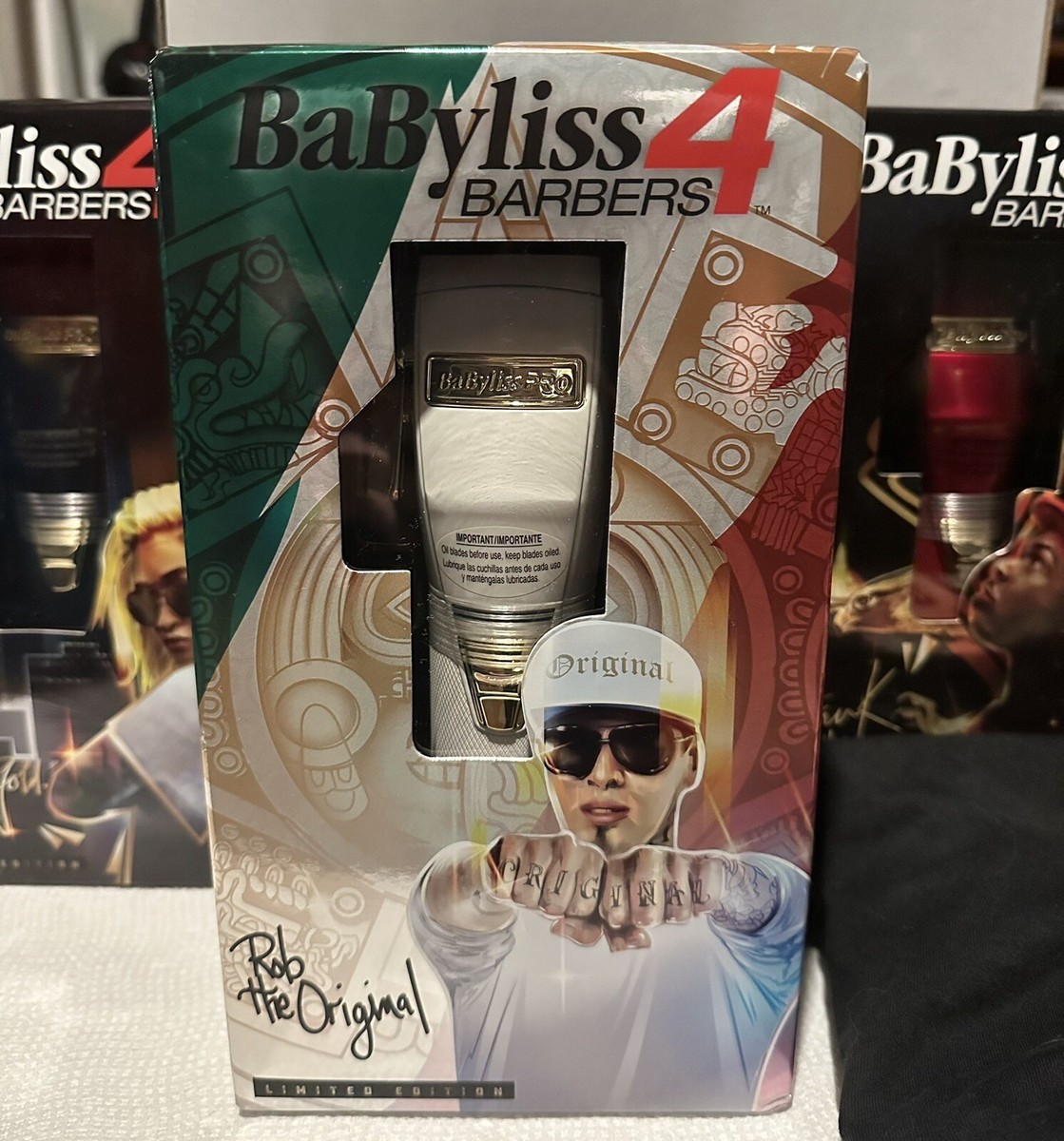 BaByliss PRO FX870W Cordless Clipper, White. Limited Rob The