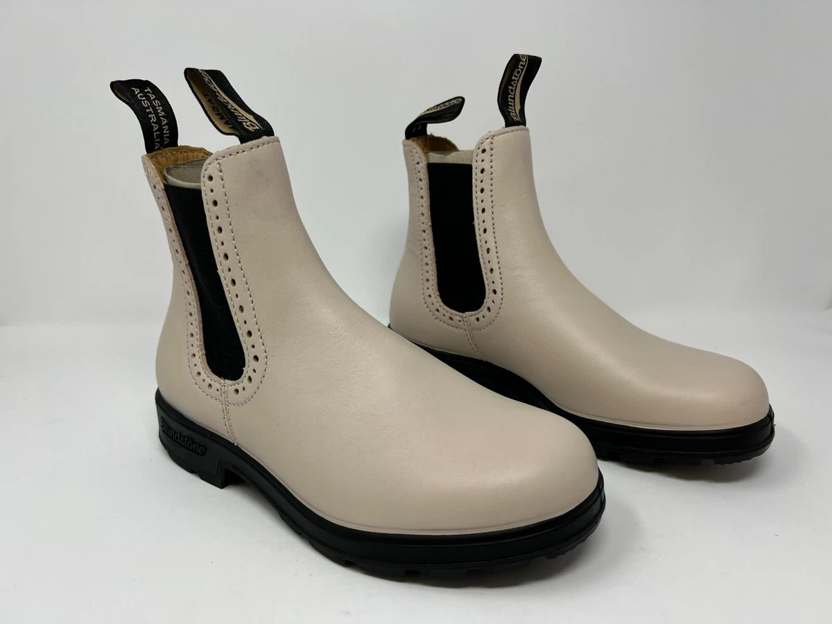 Blundstone Women s 2156 Original Pearl White Premium Leather Chelsea Boots