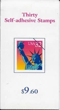 US Scott BK260, 3122d, Statue of Liberty, Complete, SA, NH, F/VF