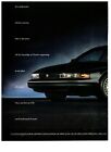 1997 Chrysler Lhs Black Sedan Double Page Vintage Print Advertisement