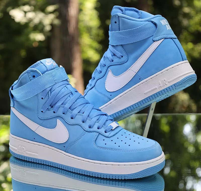 Nike Air Force 1 High Retro University Blue Men’s Size 11 White 743546-400