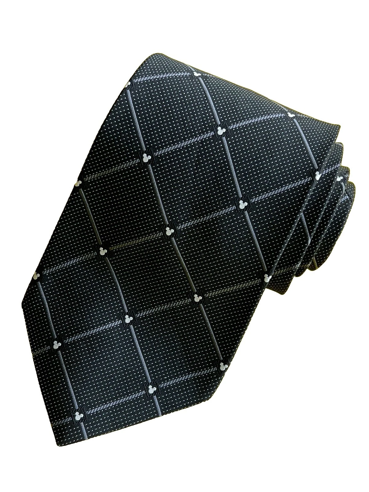 Disney cuadriculados lazos de seda 100% para De hombre