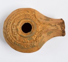 Original Öllampe römisch 2. - 4. Jh. Ton Terrakotta Herkunftsnachweis