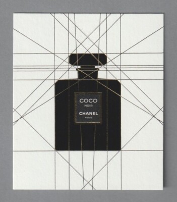 Advertising card - advertising card - Coco Noir by Chanel