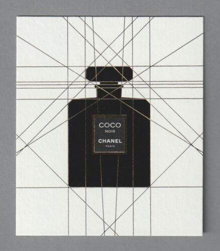 Carte  publicitaire - advertising card - Coco Noir de Chanel - Bild 1 von 1