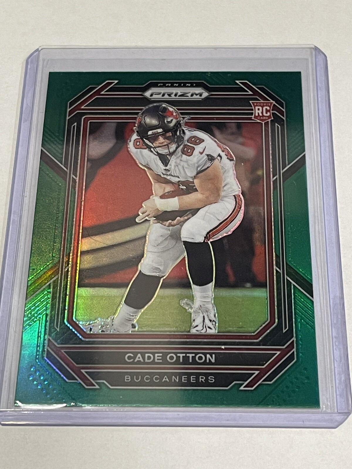 2022 Prizm Football Cade Otton RC Green Prizm # 362 Buccaneers