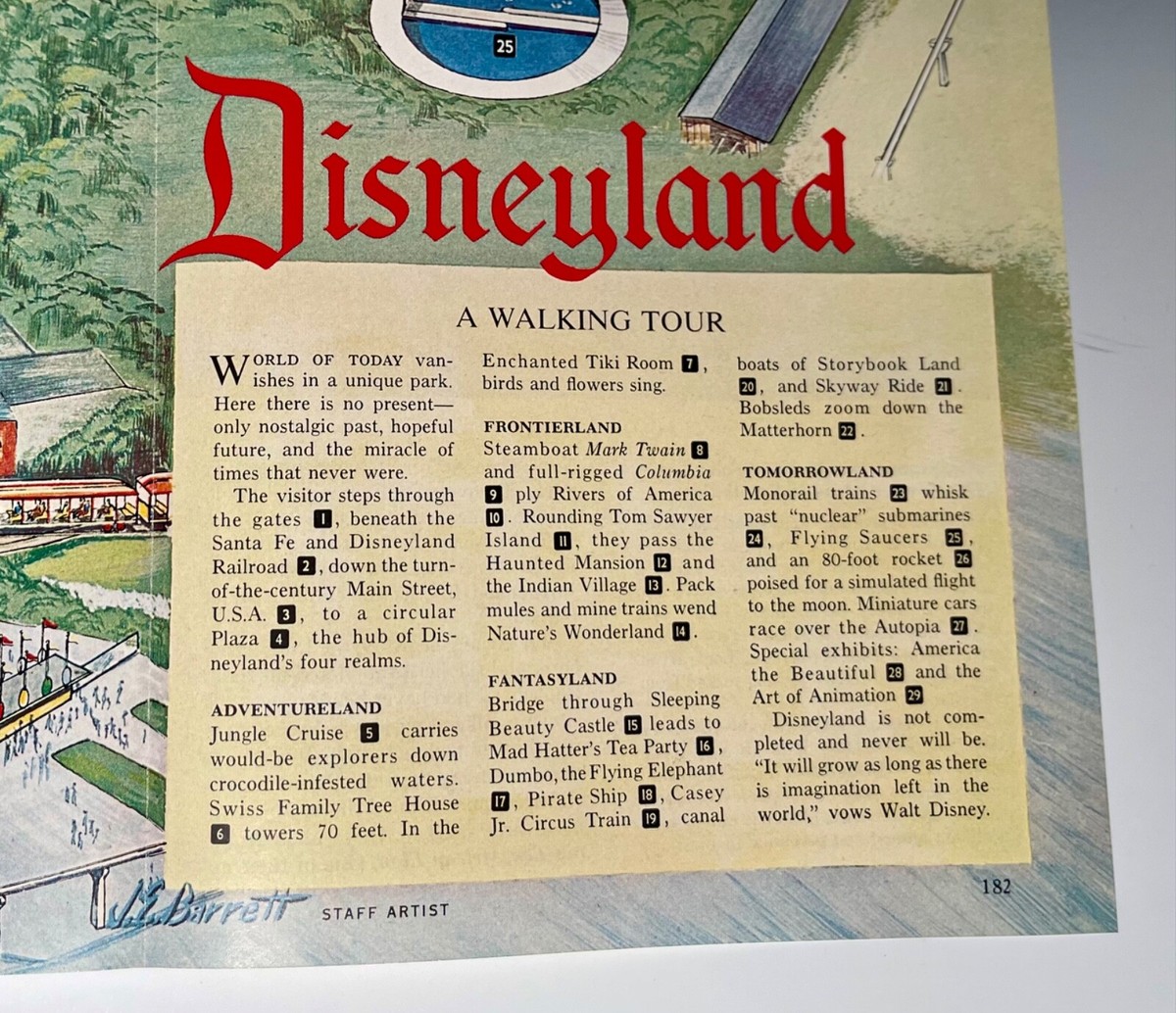 Disney's National Geographic Mag. Aug 1963 Walt Disney