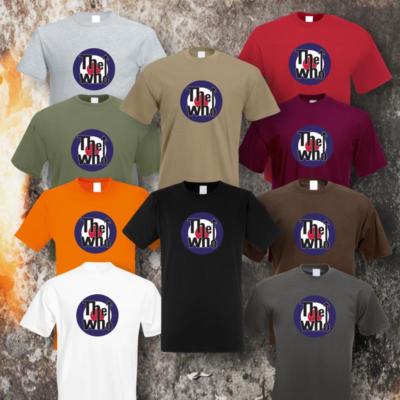 THE WHO TARGET T-SHIRT GRÖSSEN S-5XL (10 Farben)