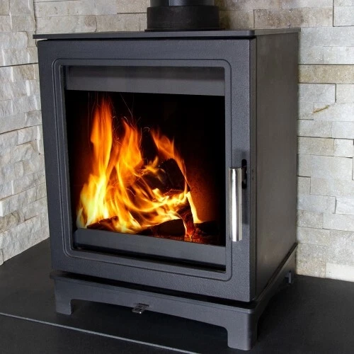 5KW Log Burner Woodburning Stove Heating Fireplace Defra Approved Eco  Design | eBay