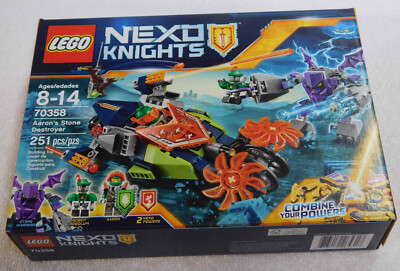 LEGO Nexo Knights Aaron's Stone Destroyer 70358 NEW SEALED Robot Hoodlum
