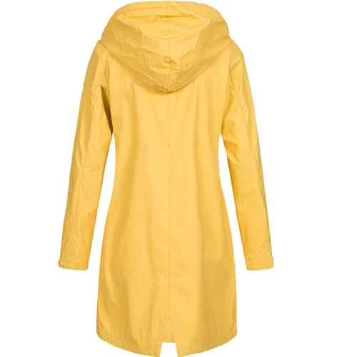 Womens Raincoat Ladies Coat Outwear Outdoor Wind Rain Forest Waterproof Jacket - Picture 4 of 17