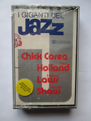 Lot of 4 NOS CASSETTE TAPES  * Giganti Del Jazz *  volumes 3 / 6 / 15 / 37