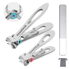 Nail Clippers SetFingernail Toenail Clippers for Thick NailsNail Clipper for ...