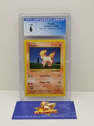 Ponyta (Shadowless) graded CGC 6 for sale on eBay