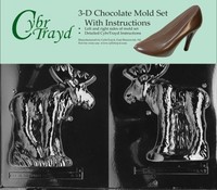 Cybrtrayd A301ab Moose Chocolate Candy Mold Kit With 2 Molds And 3d Chocolate In on sale Cybrtrayd A301ab Moose Chocolate Candy Mold Kit With 2 Molds And 3d Chocolate In on sale