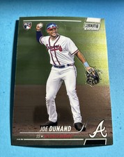 2022 Topps Stadium Club Chrome Baseball Card #315 Joe Dunand RC Atlanta Braves