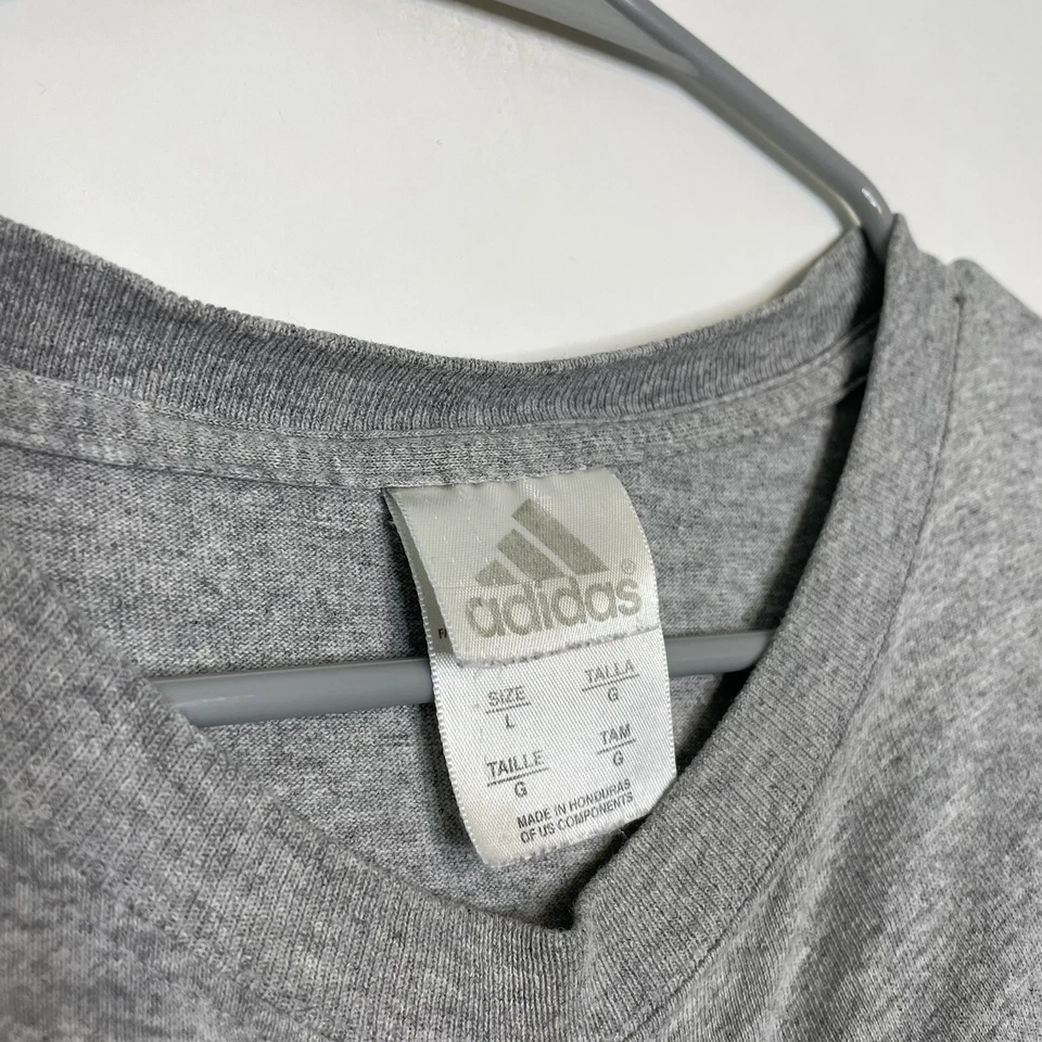 Camiseta Adidas New York Yankees Stadium Adulto Grande Gris 2004 De Colección EE. UU. Y2K Foto 4 de 4