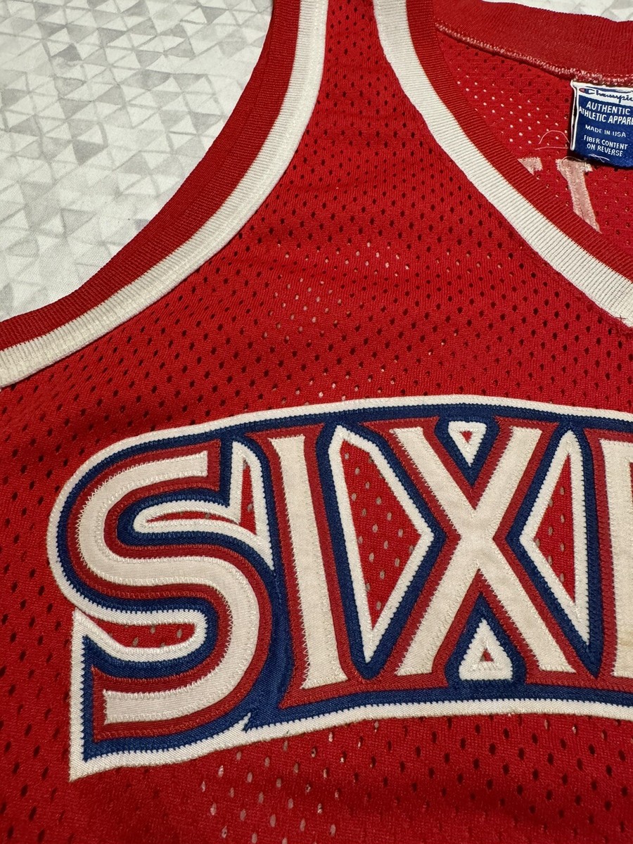 Champion チャンピオン SIXERS ジュリースタックハウス Vintage 90s Champion Jerry Stackhouse Philadelphia 76ers
