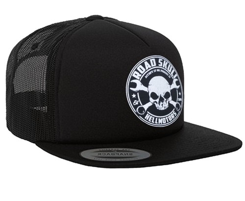 Road Skull Biker flexfit Trucker 