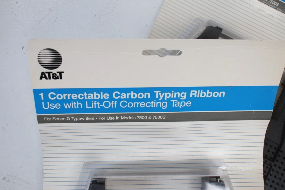 AT&T Máquina de Escribir Carbono Corregible Cinta de Escribir Serie D 7500 Lote Foto 4 de 4