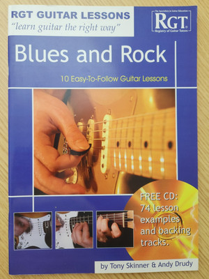 BLUES & ROCK - TAB + CD - REGISTRIERUNG DER GITARRENLEHRER - RGT - PORTOFREI