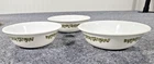 Vtg Pyrex Corelle Spring Blossom Crazy Daisy Cereal Side Soup Fruit Bowl Lot X 3