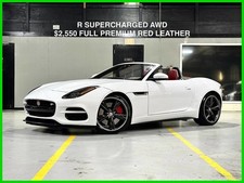 2018 Jaguar F-Type R AWD CONVERTIBLE - 32K MILES - RED INTERIOR - SUPERCHARGED