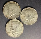 Kennedy Half Dollars (2) 1968 & (1) 1969