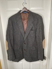 Pendleton Men s Sz 42 L VRG Wool Sport Coat -Grey Tweed VTG Look Read Desc