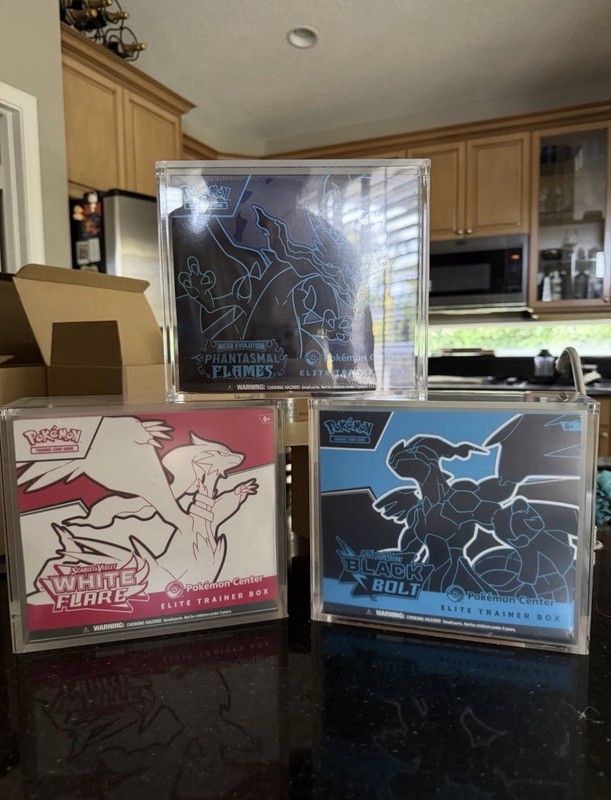 POKEMON ETB DISPLAY MAGNETIC CASE PROTECTOR ELITE TRAINER BOX HIGH QUALITY