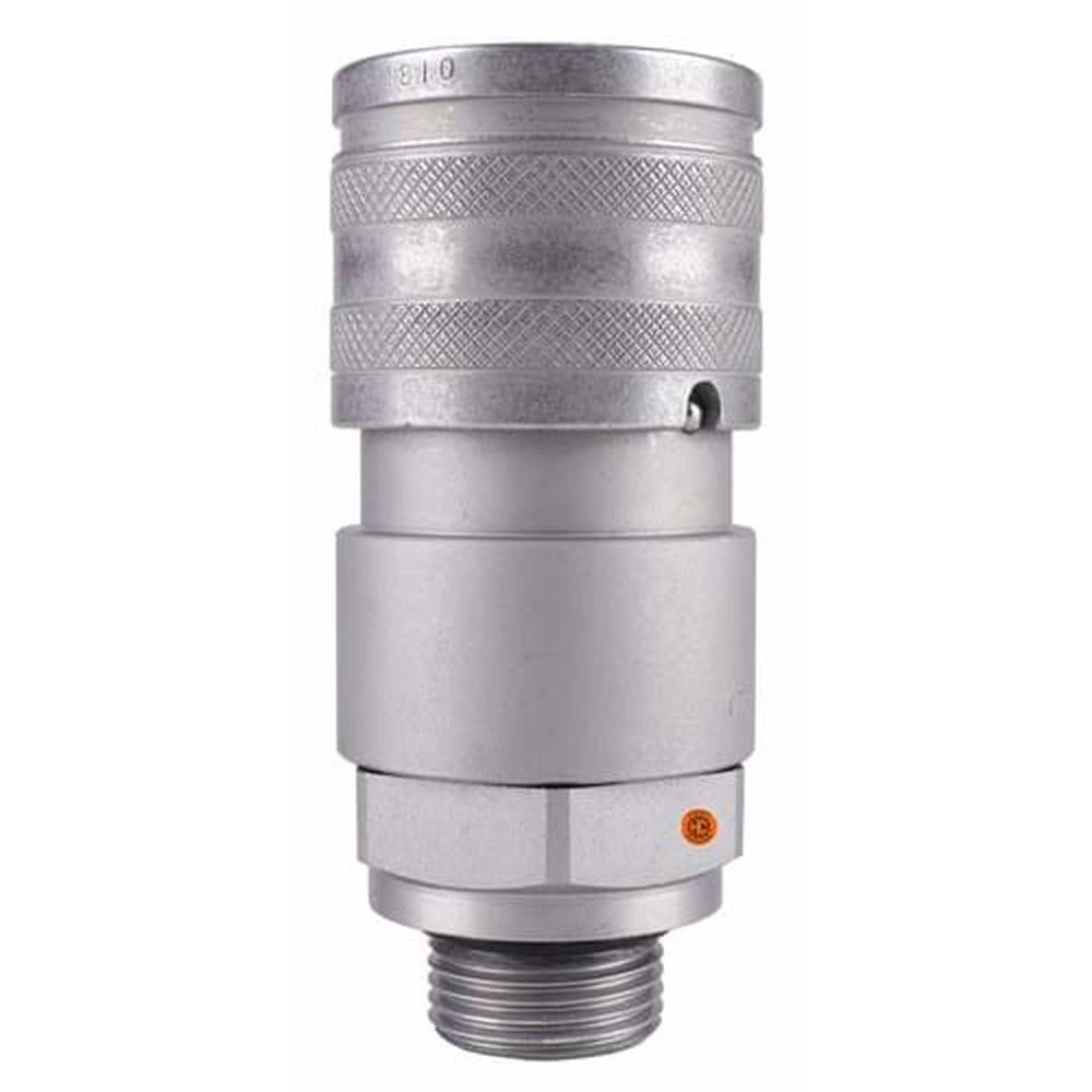 KV0631-77250 Flat Face Hydraulic Breakaway Coupler, Female Fits Kubota