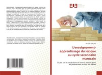 Mostafa Zaklani | L'enseignement-Apprentissage Du Lexique Au Cycle Secondaire...