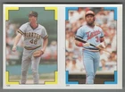 1986 O Pee Chee Sticker #285 Kirby Puckett & #126 Rick Reuschel Mint