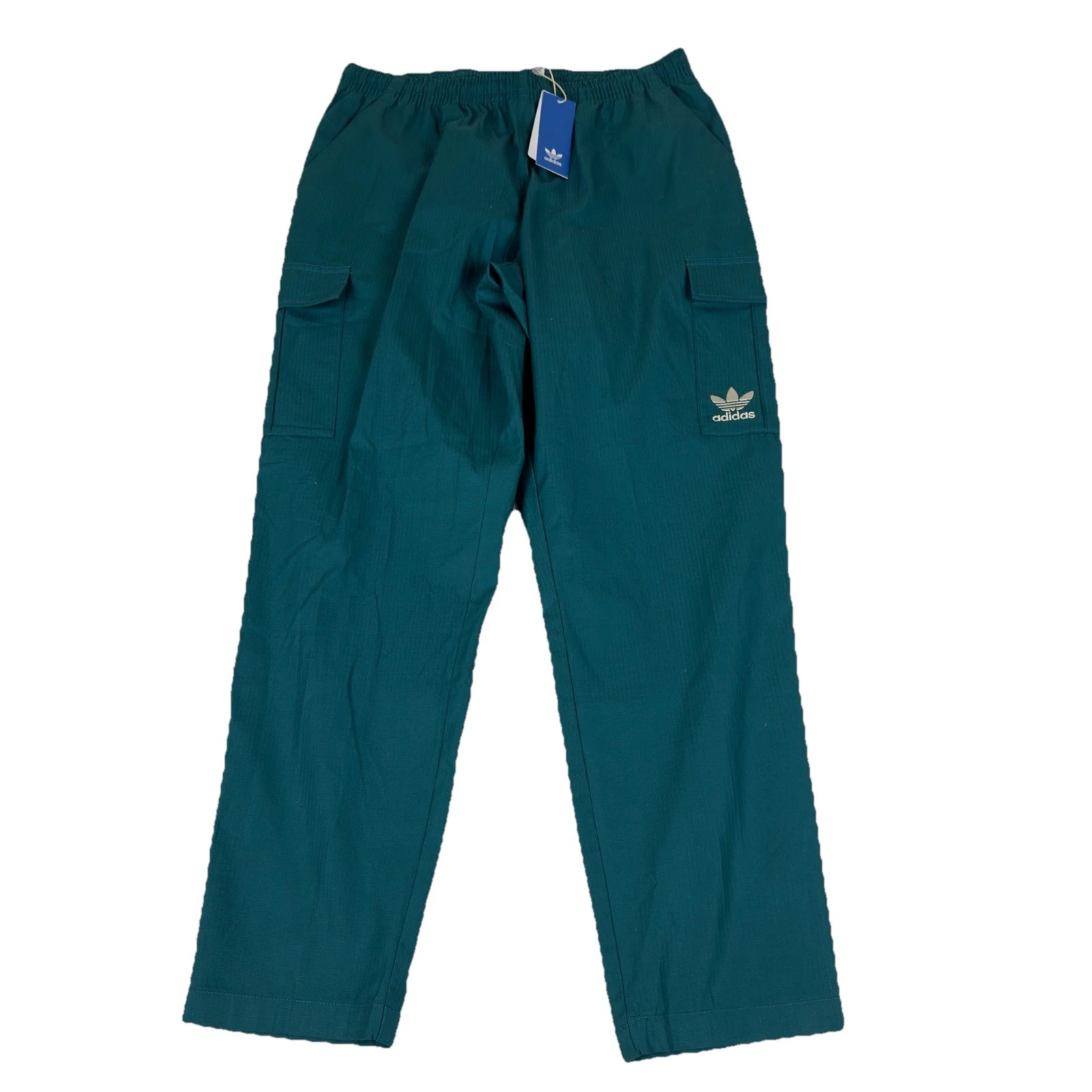 Adidas Originals Trefoil Woven Cargo Pants Legacy Teal Men’s Small JD1988 New
