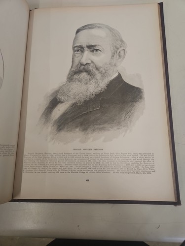 Frank Leslie's illustrato famosi leader e scene di battaglia della guerra civile 1896 - Foto 21 di 23