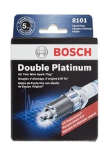 BOSCH 8101 OE Fine Wire Double Platinum Spark Plug - Pack of 4 Fast Ship