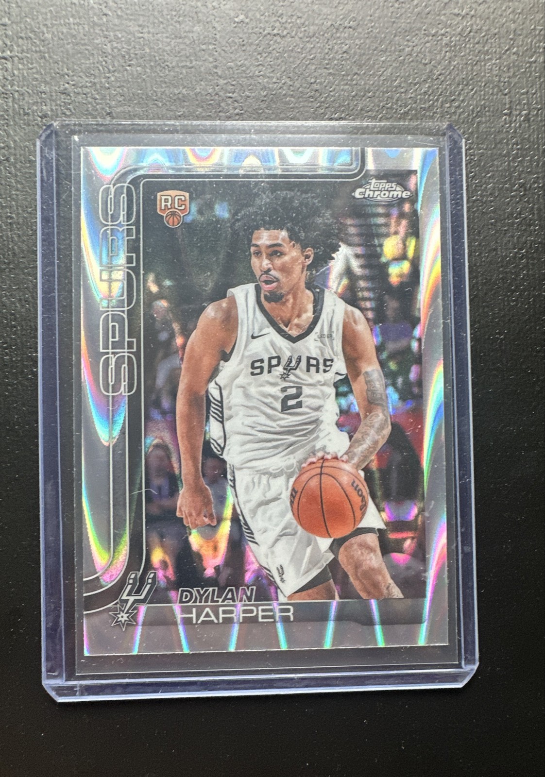 2025-26 Topps Chrome - Dylan Harper #252 RayWave Refractor (RC)