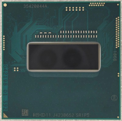 Intel Core i7-4712MQ CPU Quad Core 6M 2.3GHz SR1PS  FCPGA946 Notebook Processor