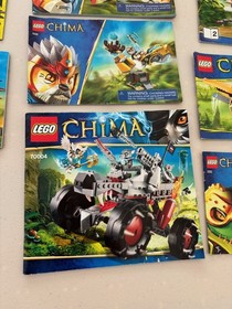 LEGO Instructions Lot 70002 70129 70004 70115 etc Legends of Chima Manuals Only