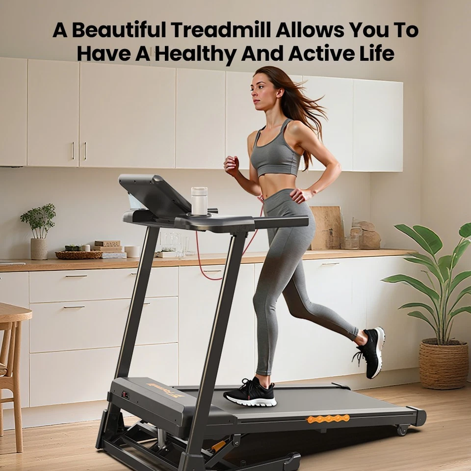 Formill Tapis Roulant Pieghevole 12 Programmi 14km/h Tapis Roulant Elettrico - Immagine 2 di 4