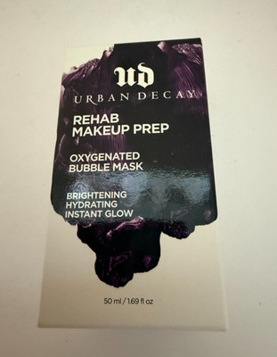 Urban Decay Rehab Makeup Prep Oxygenated Bubble Mask 1.69 floz New