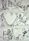 Kewber Baal Jennifer Blood 2012 Hand Inked Original Comic Interior Page Dynamite — photo 2