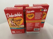 40 ct Hartz Delectables Squeeze Up Lickable Cat Treat Chicken and Tuna Flavor