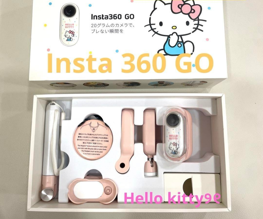 Used Hello Kitty Insta360 GO Collab Special Edition Set 360