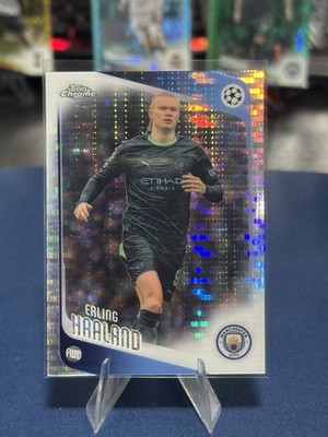 2025-26 Topps Chrome UEFA Erling Haaland #181 Pulsar Refractor
