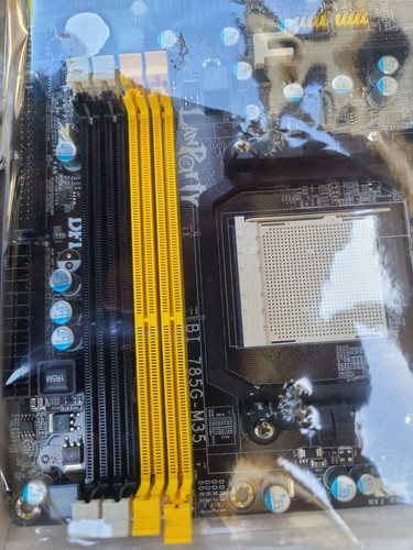 DFI LanParty Blood Iron BI 785G -M35 microATX - AM3 Motherboard - Retro Vintage - Picture 7 of 10